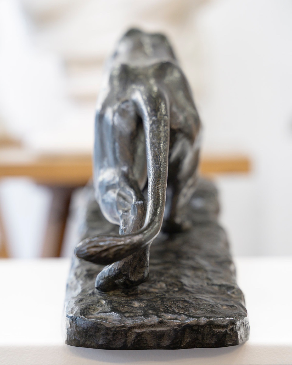 Sculpture - Lioness On The Hunt , Isidore Bonheur (1827–1901) - Bronze-photo-3