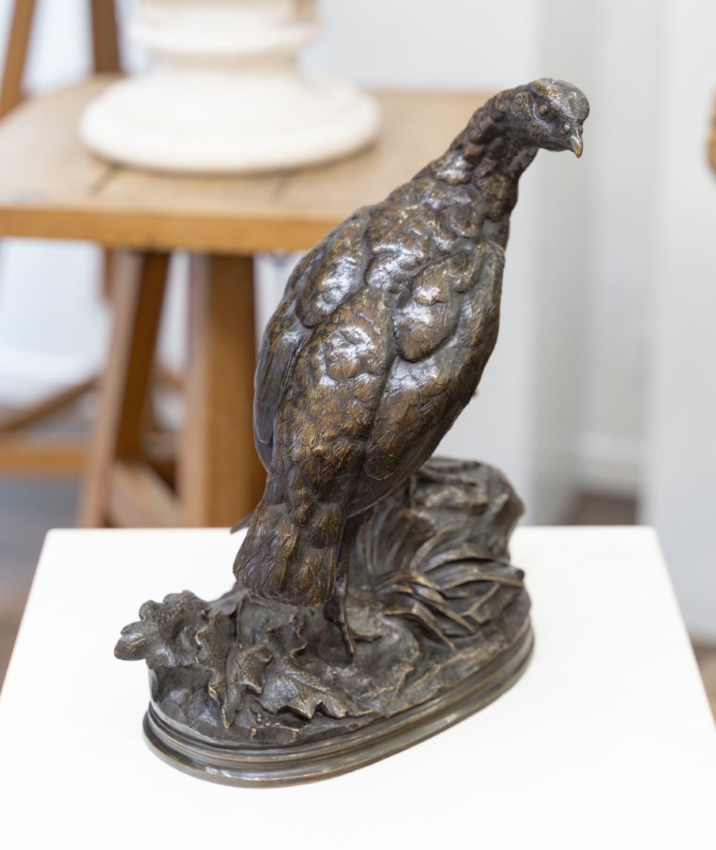 Sculpture - The Pheasant Hen , Jules Moigniez (1835–1894) - Bronze-photo-5