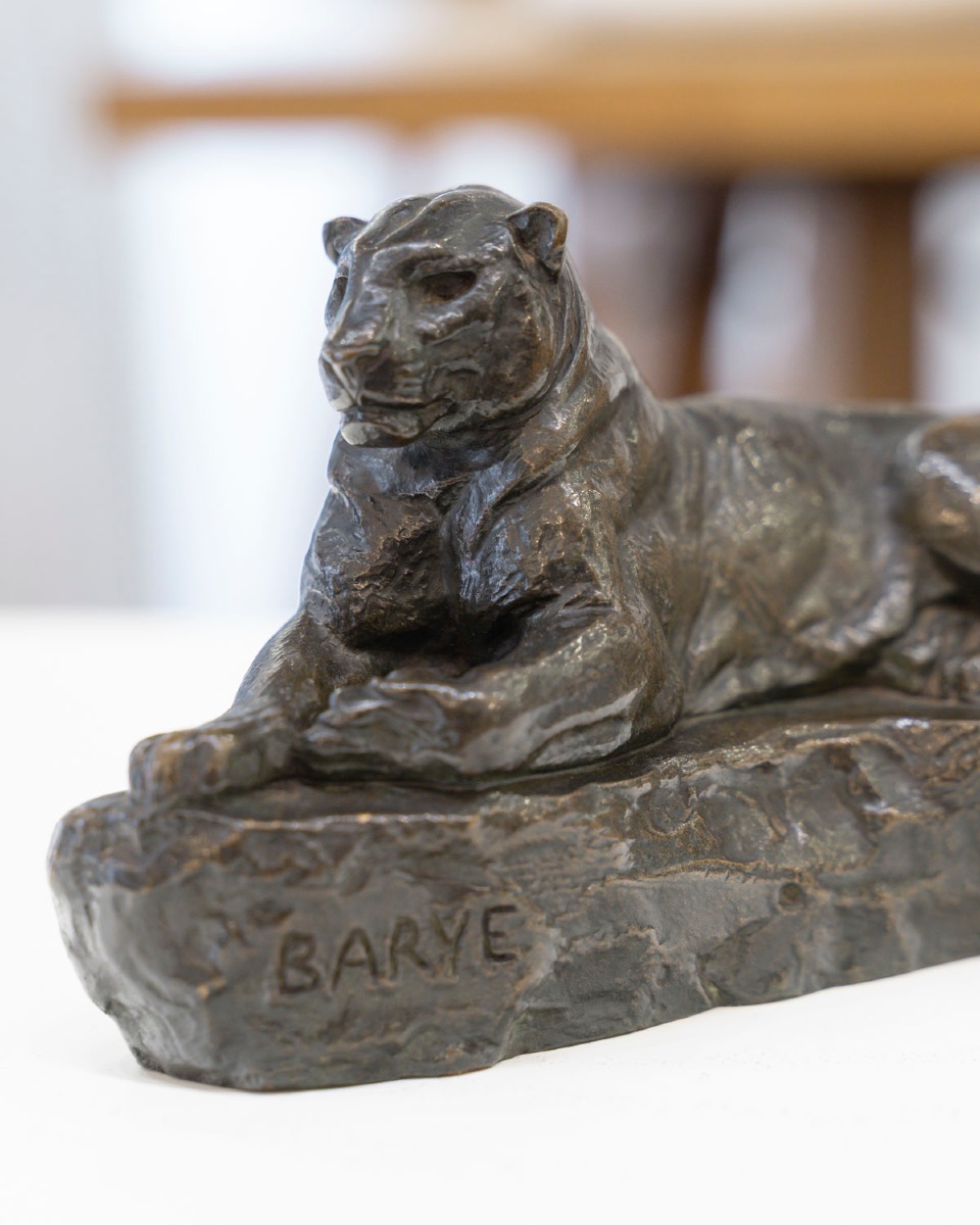 Sculpture - Indian Panther , Antoine-louis Barye (1795–1875) - Bronze -photo-4