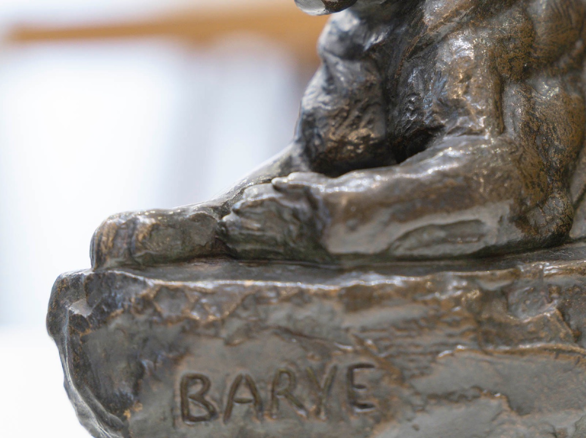 Sculpture - Indian Panther , Antoine-louis Barye (1795–1875) - Bronze -photo-7