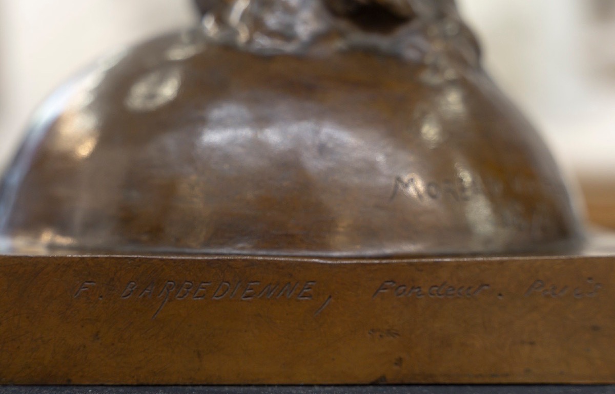 Sculpture - The Fortune , Augustin- Jean Moreau - Vauthier (1831-1893) Bronze -photo-8
