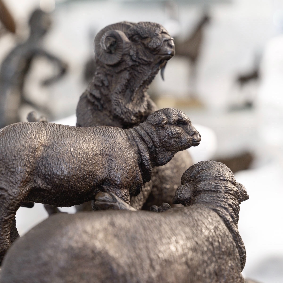 Bronze Group , The Merino Family  By Jules Moigniez (1835–1894) -photo-4
