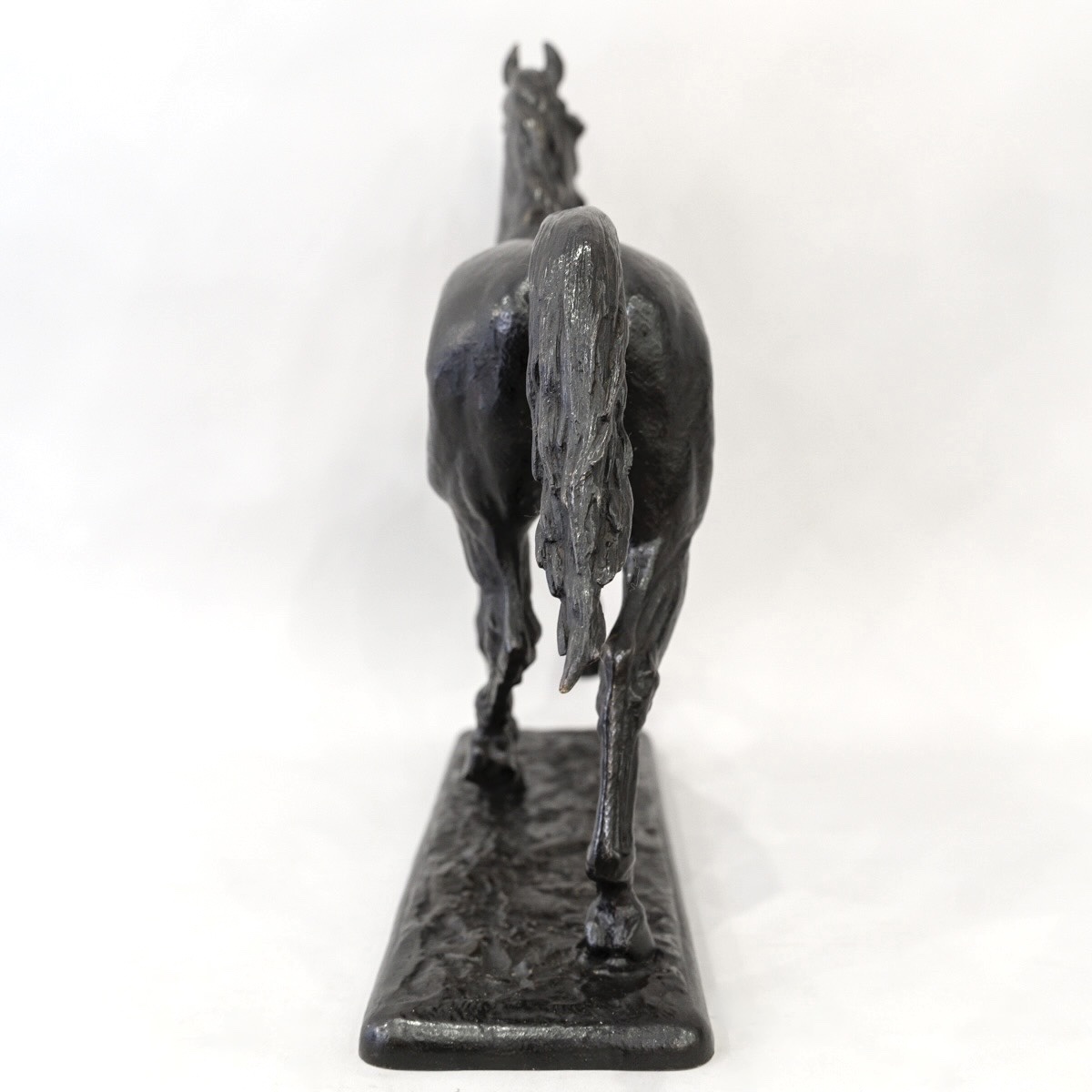 Sculpture - "Le Cheval Libre" , Christophe Fratin (1801-1864) - Bronze-photo-3