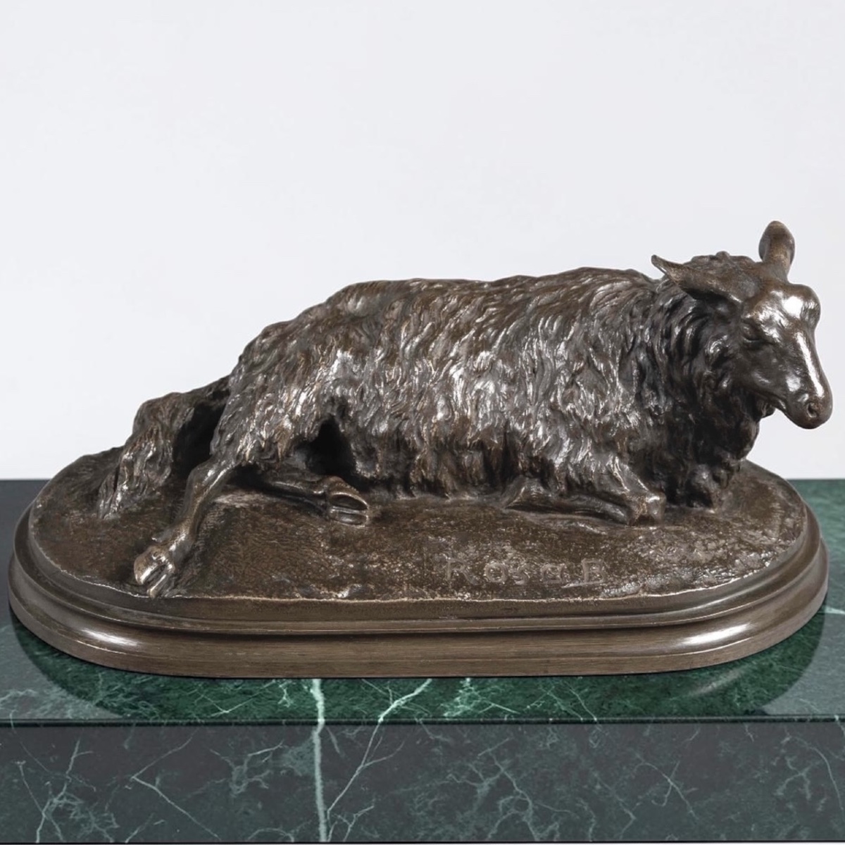 SCULPTURE - MOUTON COUCHÉ , ROSA BONHEUR (1822-1899) - BRONZE