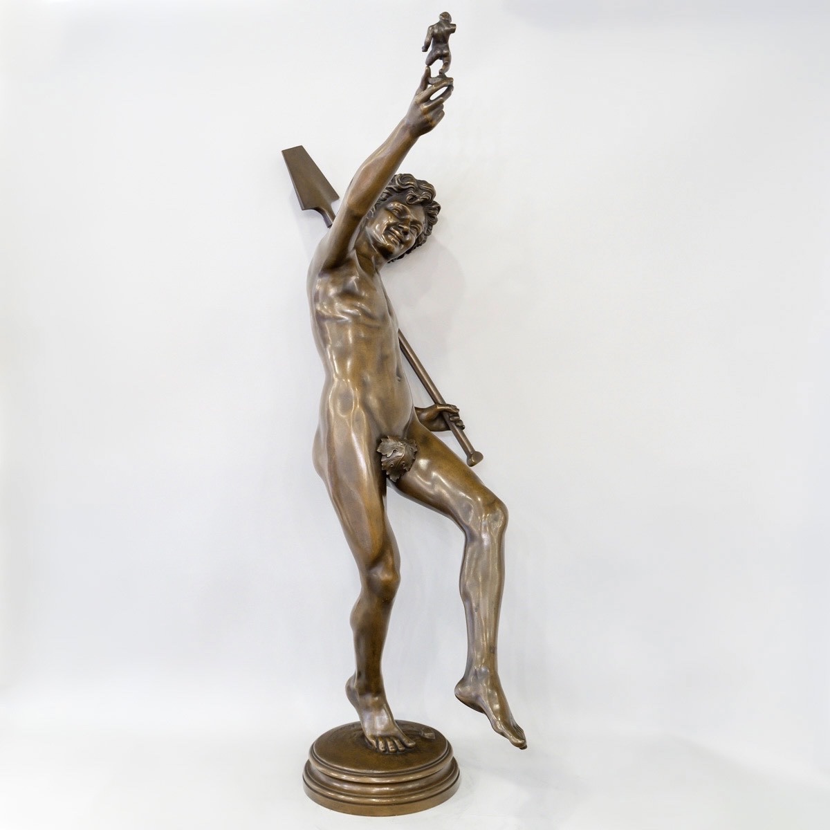 Sculpture - A Find In Pompeii , Hippolyte Alexandre Moulin (1832-1884) - Bronze-photo-2