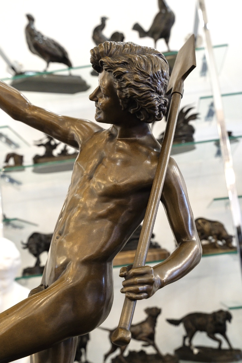 Sculpture - A Find In Pompeii , Hippolyte Alexandre Moulin (1832-1884) - Bronze-photo-3