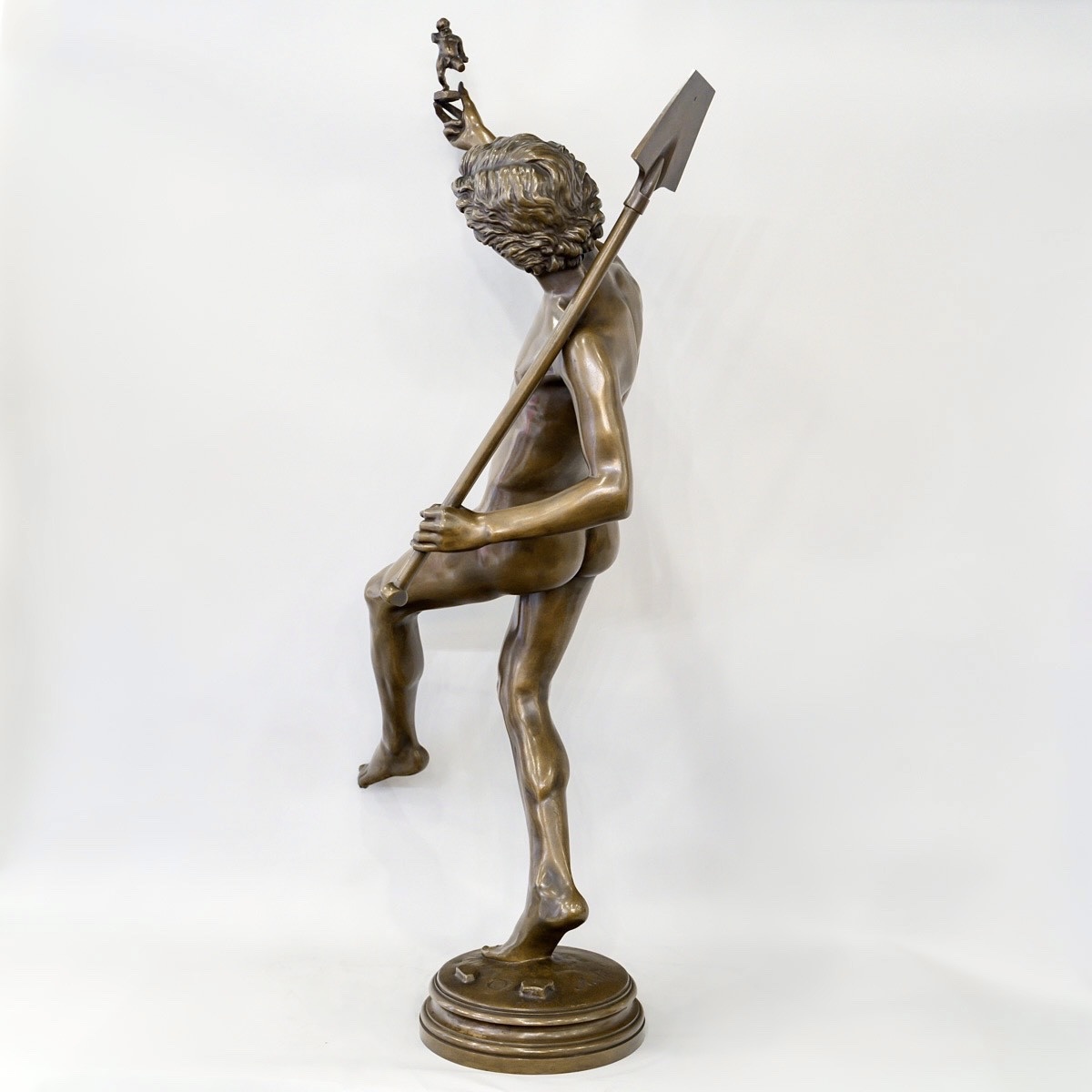 Sculpture - A Find In Pompeii , Hippolyte Alexandre Moulin (1832-1884) - Bronze-photo-2