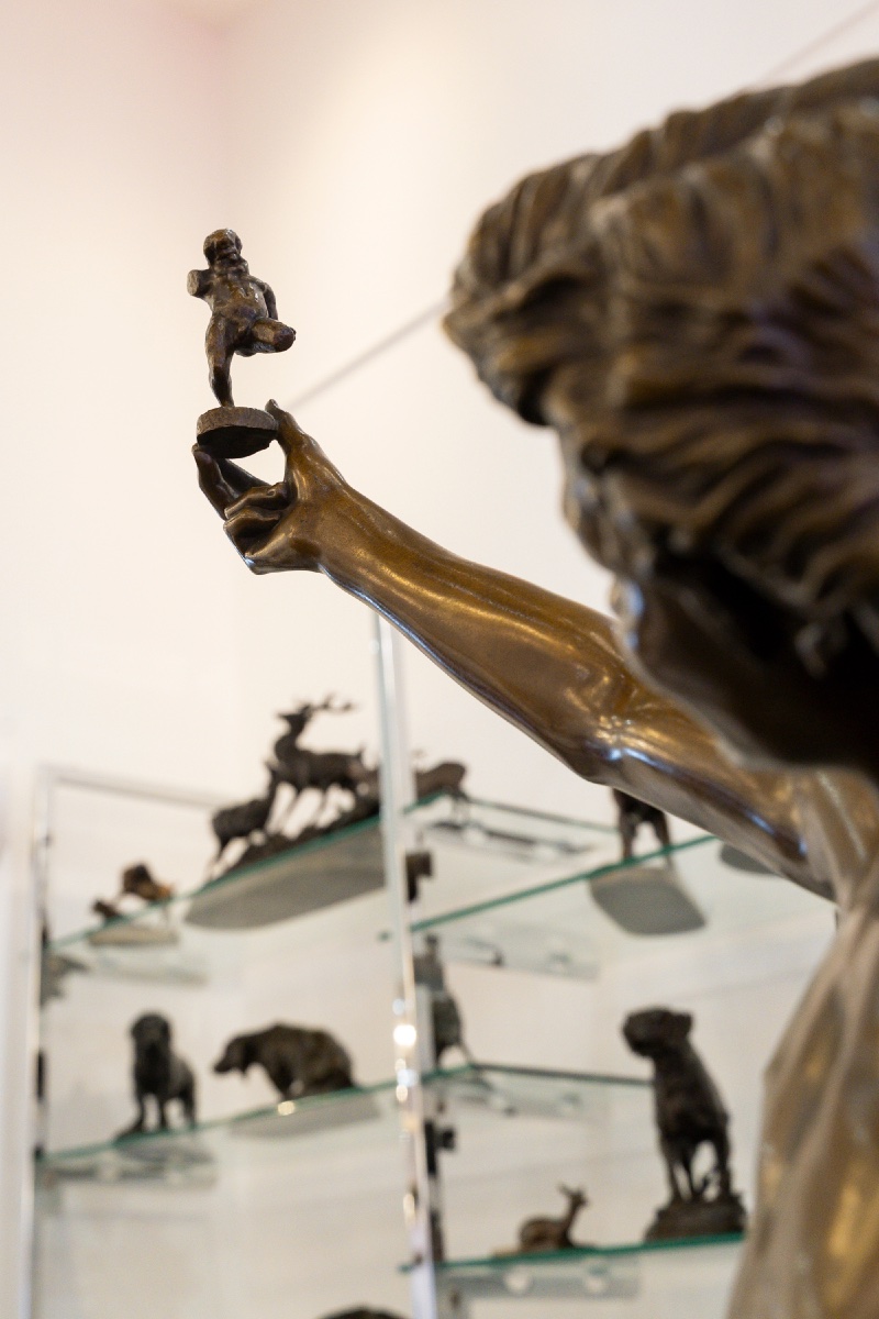 Sculpture - A Find In Pompeii , Hippolyte Alexandre Moulin (1832-1884) - Bronze-photo-1