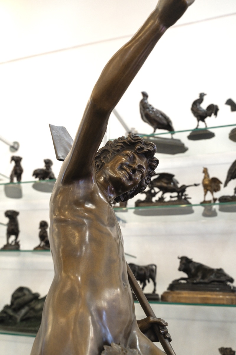 Sculpture - A Find In Pompeii , Hippolyte Alexandre Moulin (1832-1884) - Bronze-photo-5