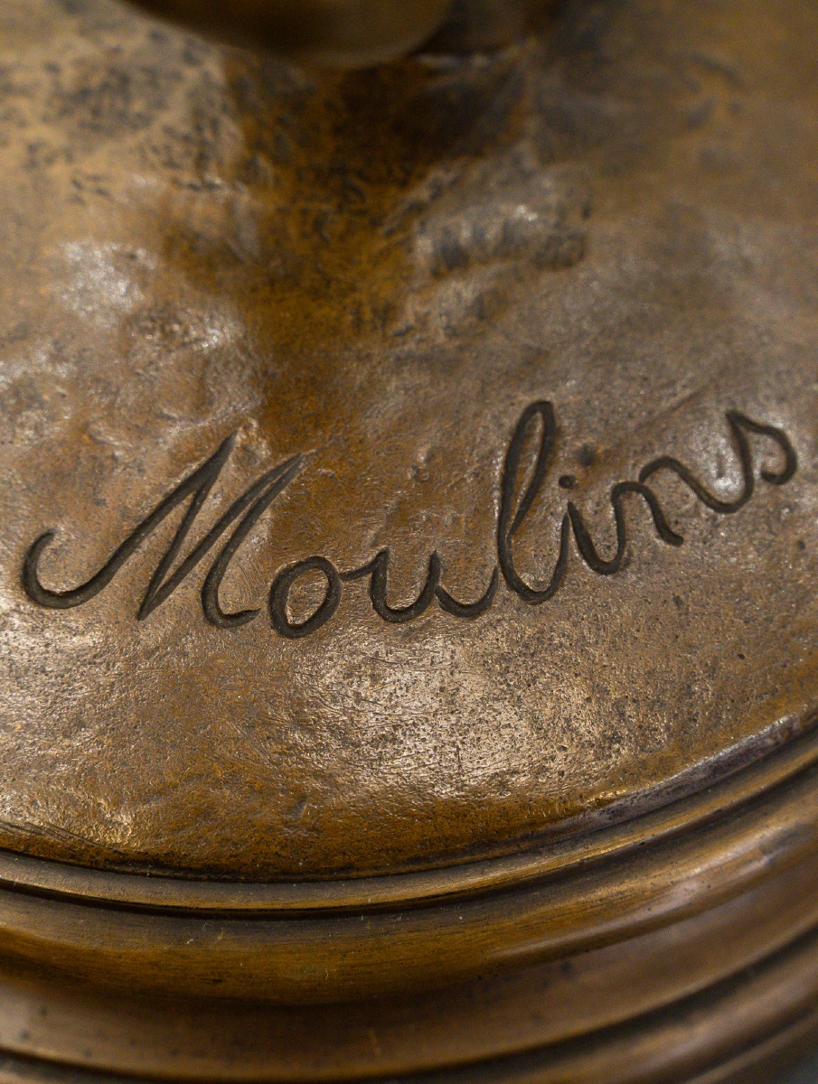 Sculpture - A Find In Pompeii , Hippolyte Alexandre Moulin (1832-1884) - Bronze-photo-7