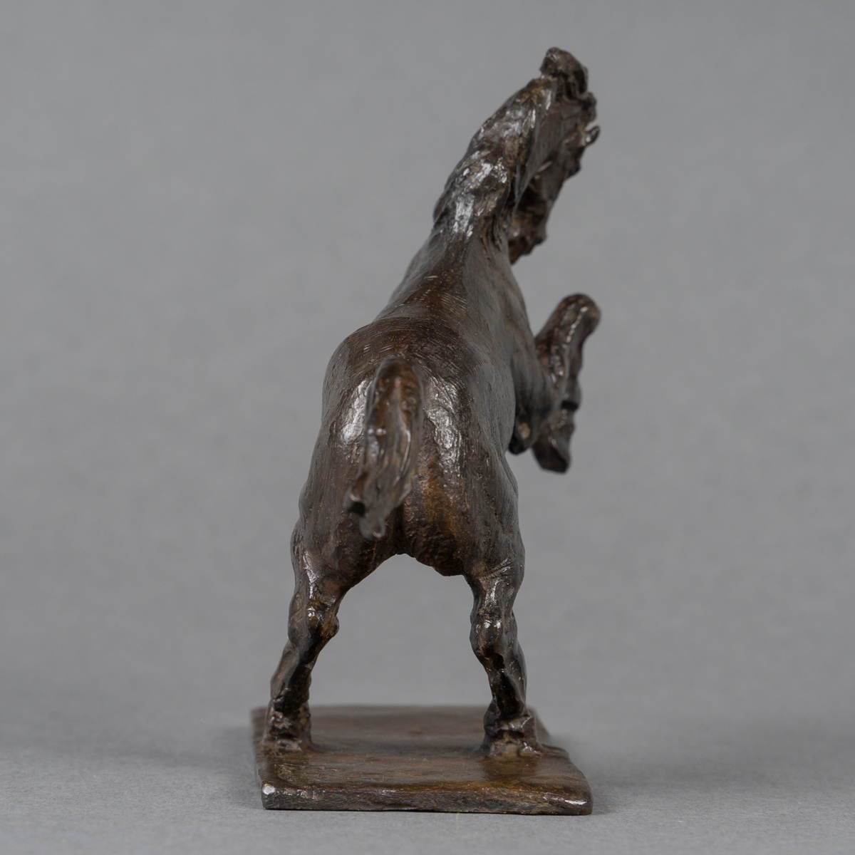 SCULPTURE - LE CHEVAL CABRÉ , FRANCIS POIRIER SCULPTEUR - BRONZE-photo-4