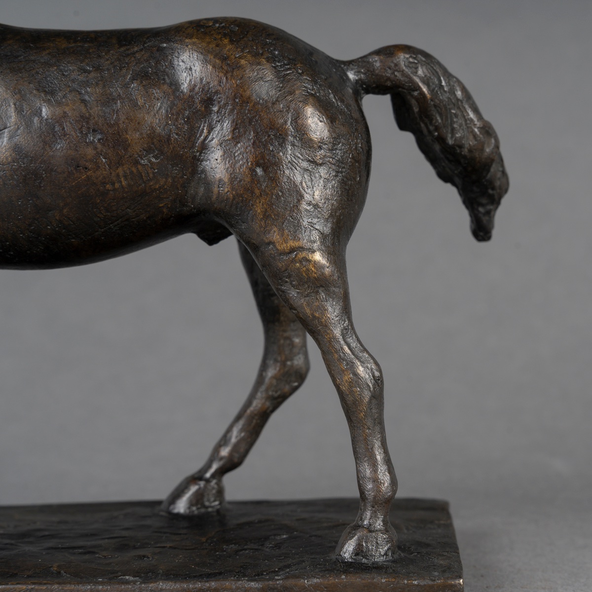 SCULPTURE - CHEVAL À L’ ARRÊT , GUILLAUME (XXème) Et ÉMILE GODARD (1911-1971) FONDEUR - BRONZE-photo-4