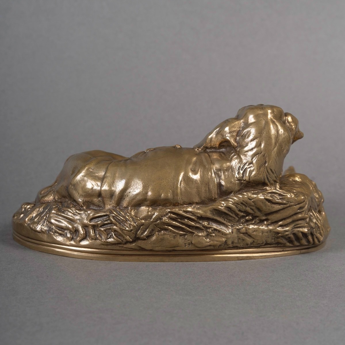 Sculpture - Pack Dog , Emmanuel Fremiet (1824–1910) - Bronze-photo-4