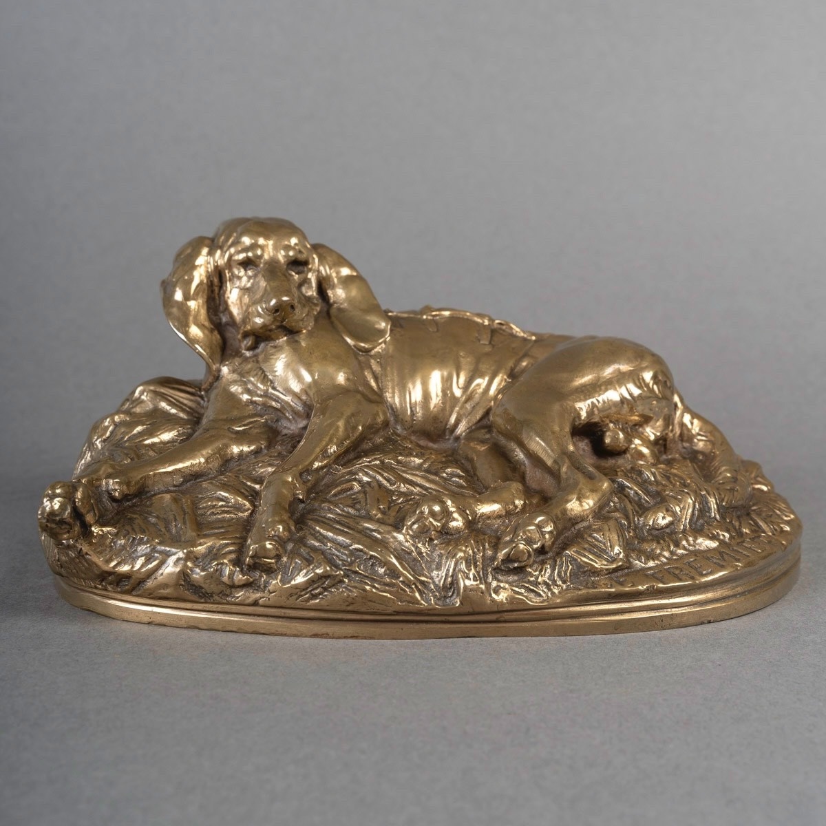 Sculpture - Pack Dog , Emmanuel Fremiet (1824–1910) - Bronze