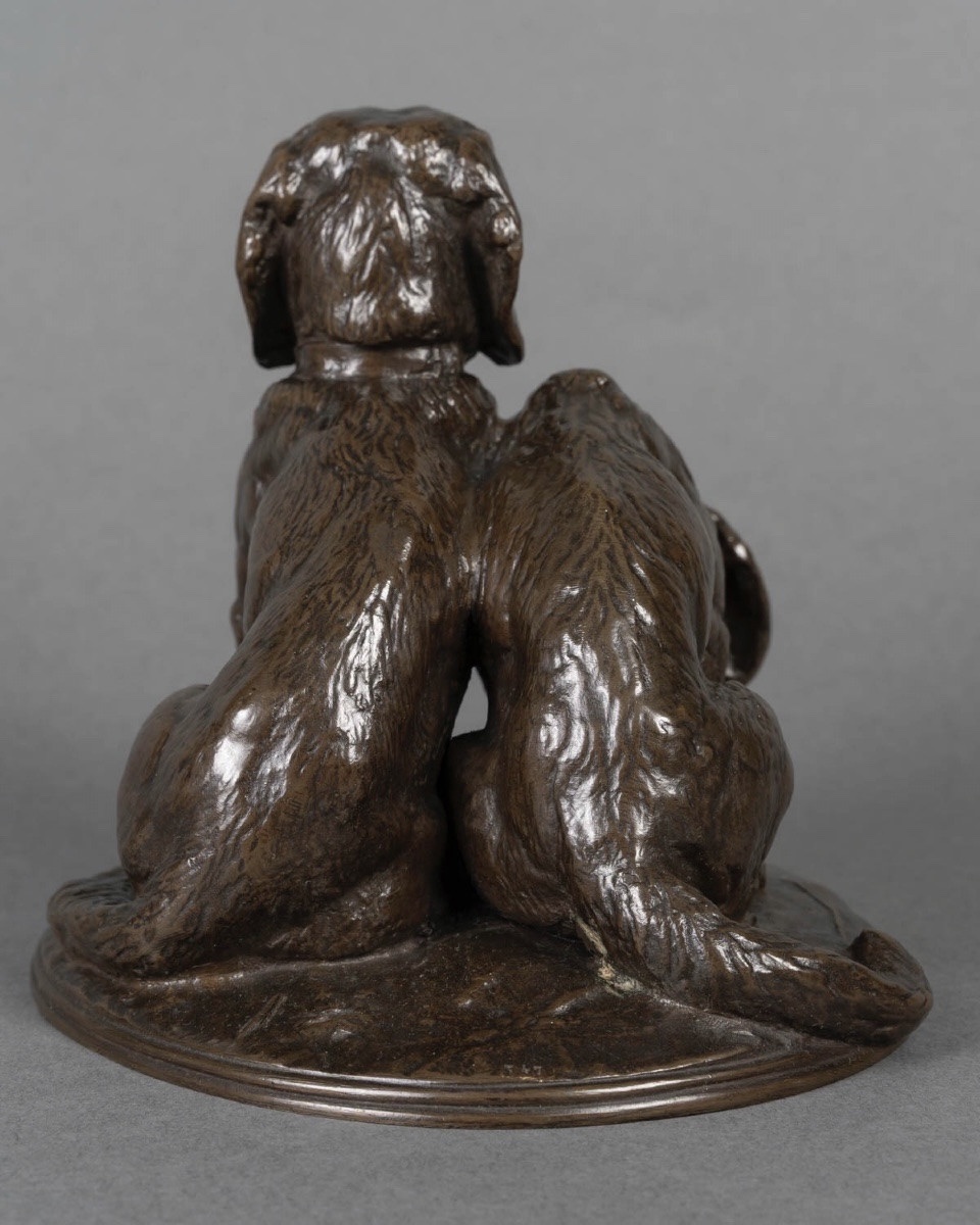  The Two Bassets , "ravageot And Ravageode" By Emmanuel Fremiet (1824–1910) -photo-1