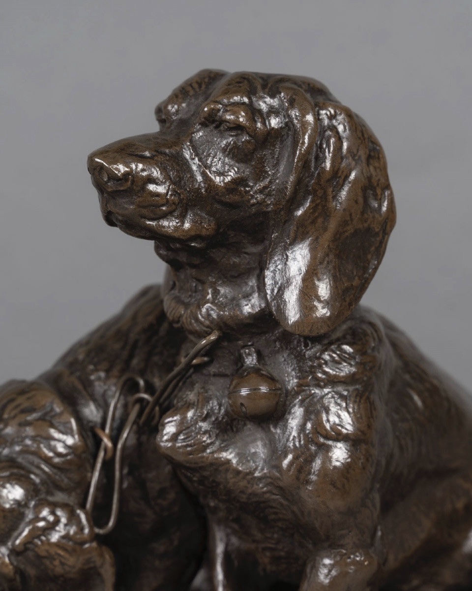  The Two Bassets , "ravageot And Ravageode" By Emmanuel Fremiet (1824–1910) -photo-5