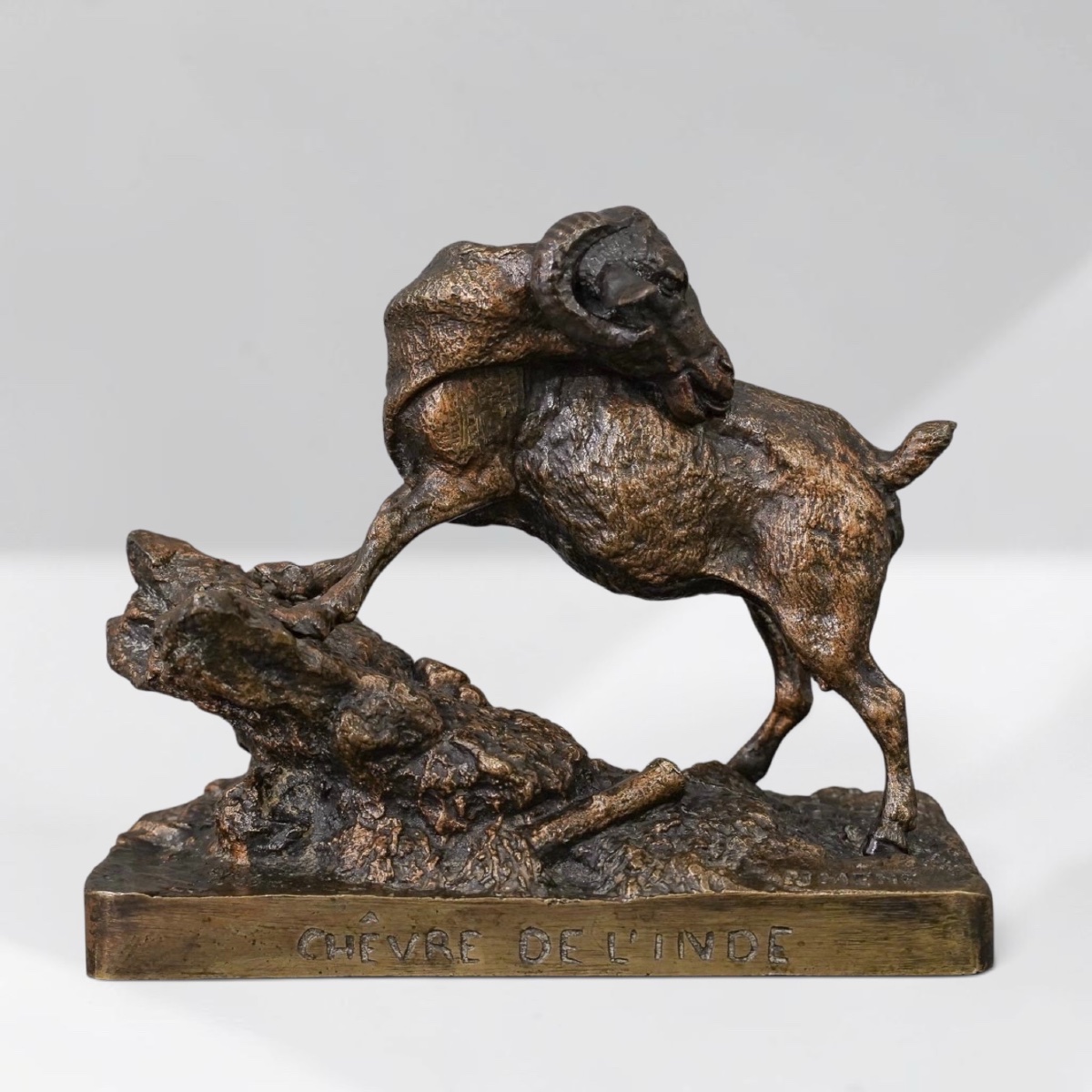 Sculpture - The Indian Goat , Pierre - Jules Mêne (1810–1879) - Bronze