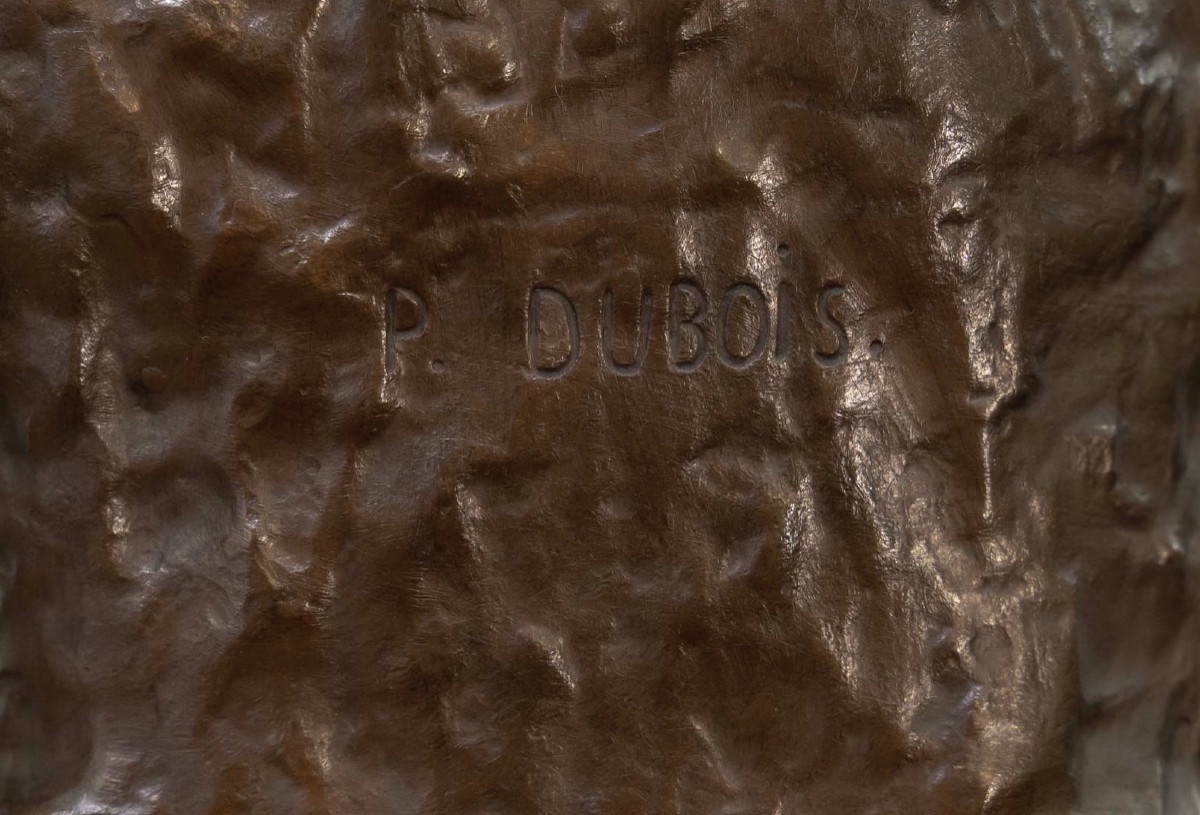 Sculpture - Motherhood, Paul Dubois (1829–1905) - Bronze  -photo-5