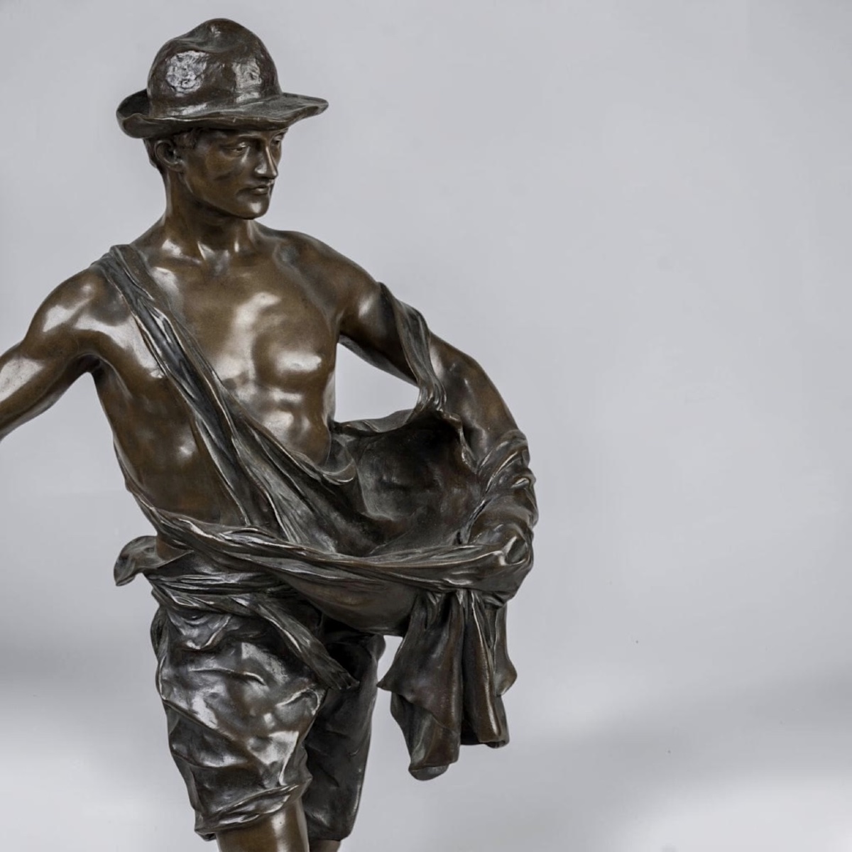 Sculpture - Le Semeur , Jules - Jacques LABATUT (1851-1935) - Bronze-photo-3