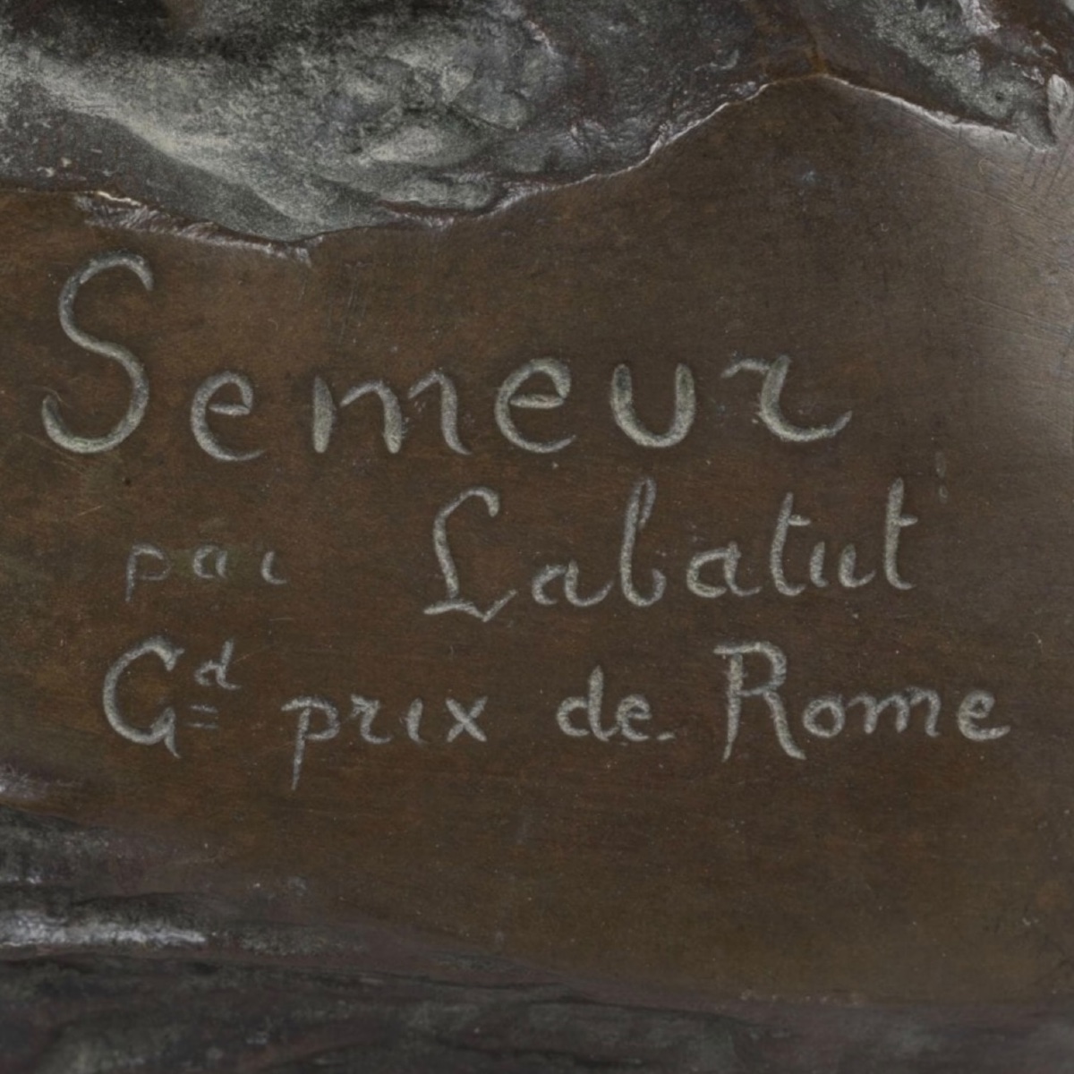 Sculpture - Le Semeur , Jules - Jacques LABATUT (1851-1935) - Bronze-photo-2