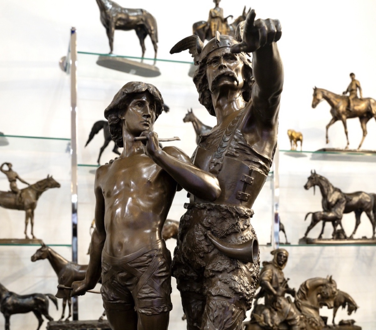 Sculpture - Pro Patria , Emile - Louis Laporte (1858–1907) - Bronze -photo-3