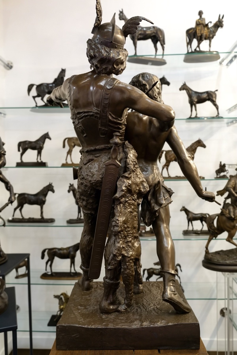 Sculpture - Pro Patria , Emile - Louis Laporte (1858–1907) - Bronze -photo-1