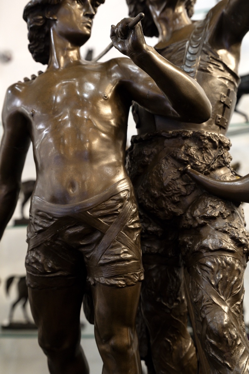 Sculpture - Pro Patria , Emile - Louis Laporte (1858–1907) - Bronze -photo-5