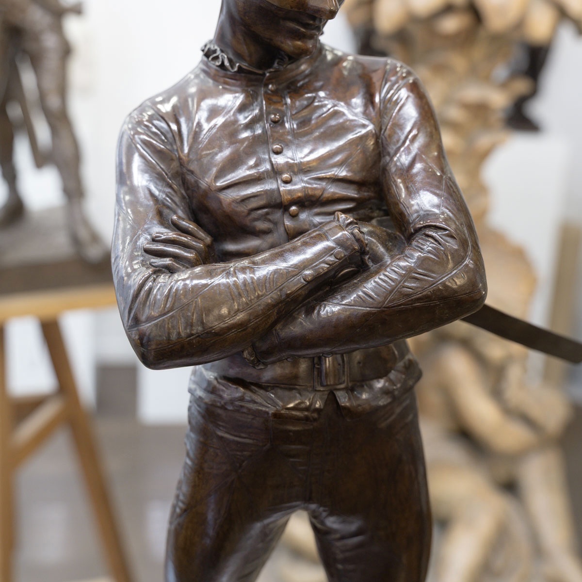 Sculpture - Harlequin , Rene De Saint - Marceaux (1845–1915) / F. Barbedienne Foundry - Bronze-photo-2