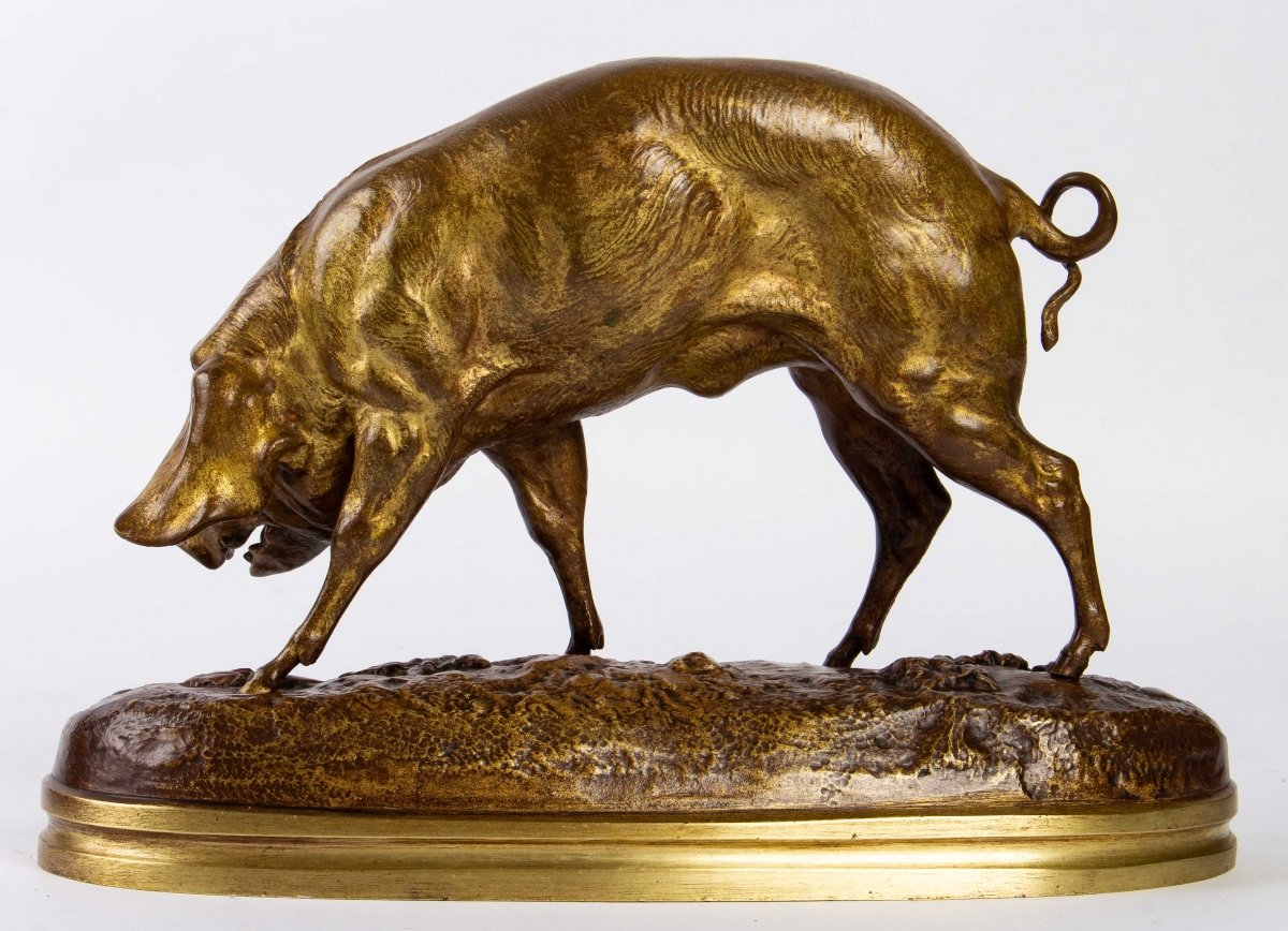 Pig By Victor Chemin (1825-1901)-photo-1