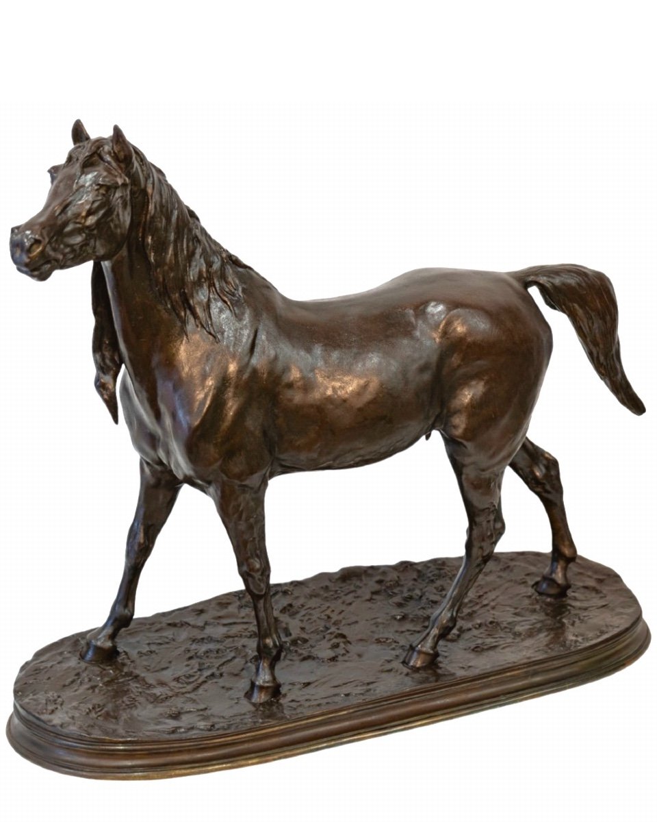 Sculpture - La Jument Normande Par Pierre-jules Mène (1810-1879) - Bronze-photo-3