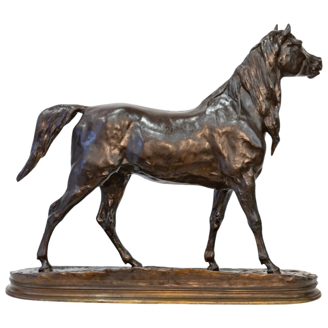Sculpture - La Jument Normande Par Pierre-jules Mène (1810-1879) - Bronze-photo-4