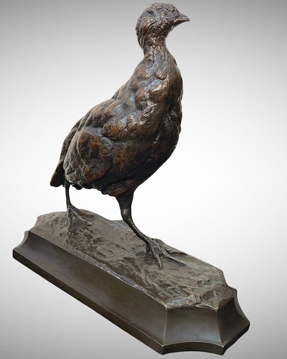Sculpture - La Glaneuse Par Jules Moigniez - Bronze (1835-1894)-photo-2