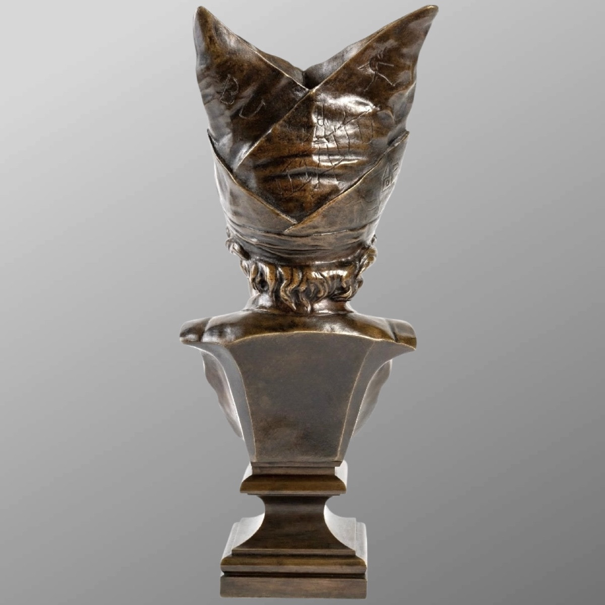 Sculpture - In Penance , Nicolas Lecornet Dit Lecorney - Bronze -photo-1