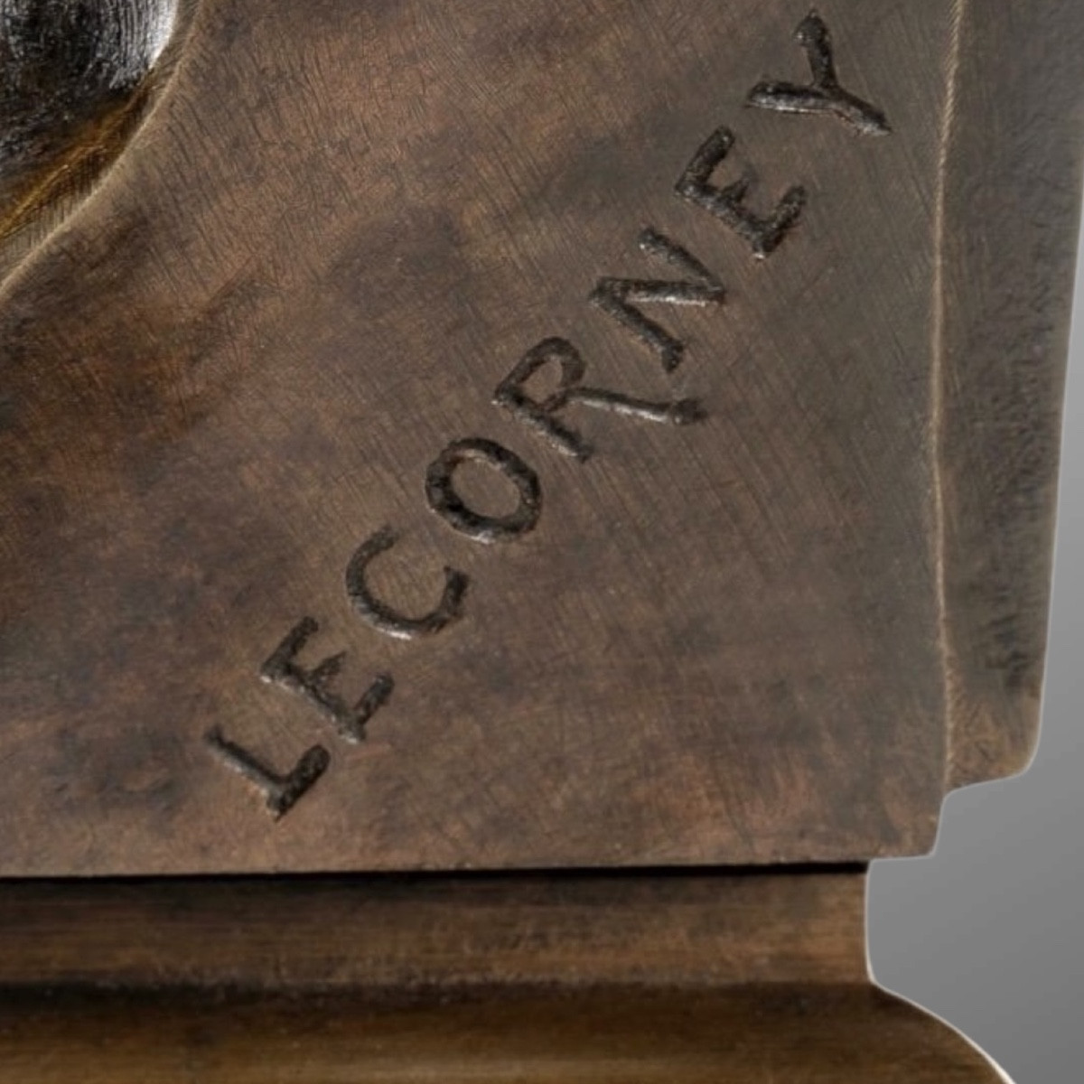 Sculpture - In Penance , Nicolas Lecornet Dit Lecorney - Bronze -photo-4