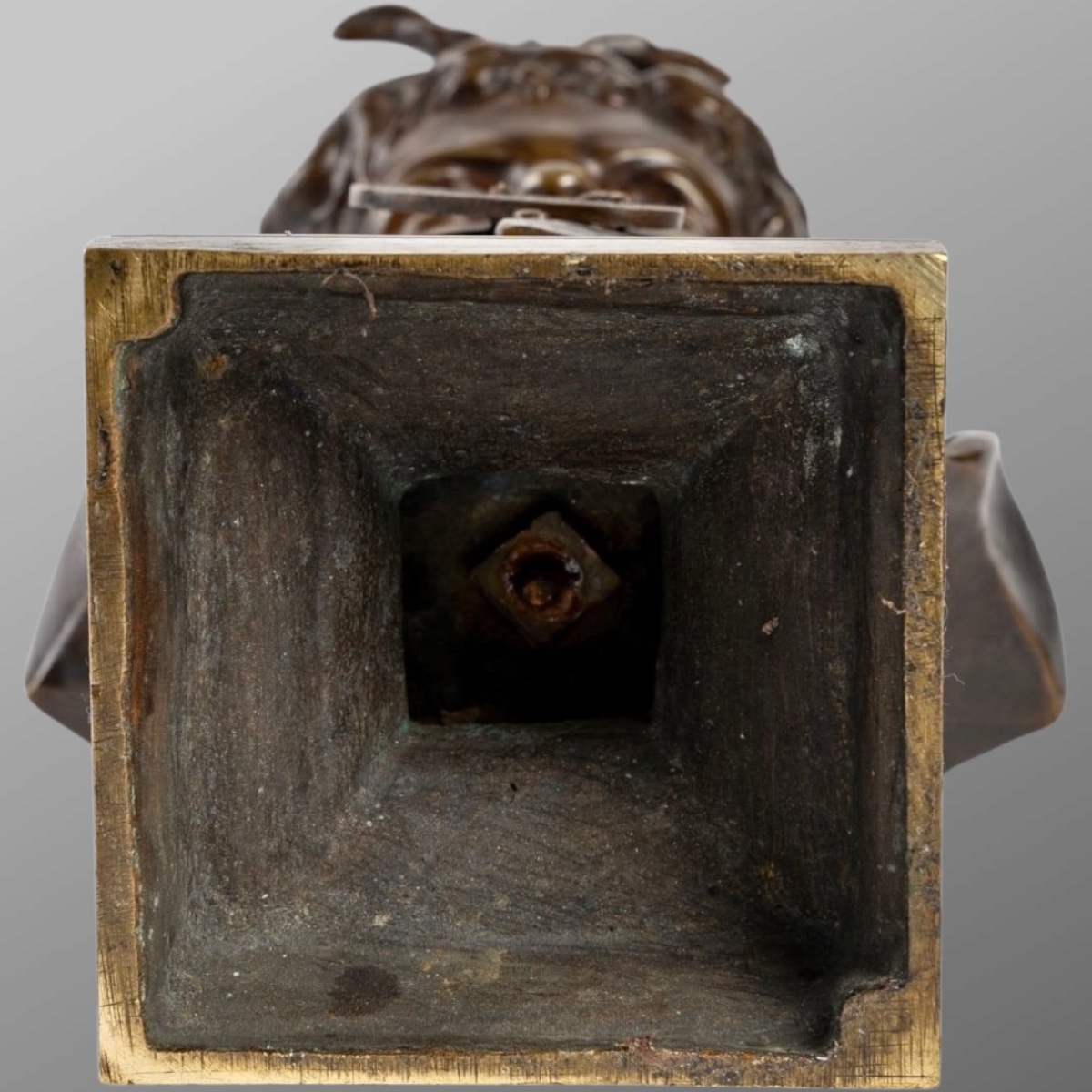 Sculpture - In Penance , Nicolas Lecornet Dit Lecorney - Bronze -photo-5