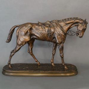 Sculpture - Racing Horse , Pierre - Jules Mêne (1810-1879) - Bronze