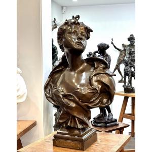 Sculpture - ÉSPÉRANCE  , Félix Pierre Richard (1848-1912) - Bronze