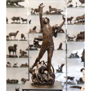 Sculpture - Orpheus In The Underworld, Charles Raoul Verlet (1857-1923), F Barbedienne - Bronze