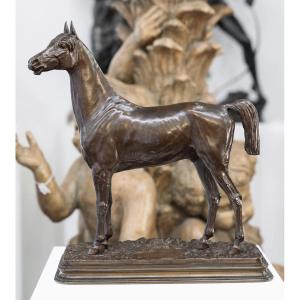 Sculpture - The Kaolin Horse , Alfred Dubucand (1828 - 1894) - Bronze