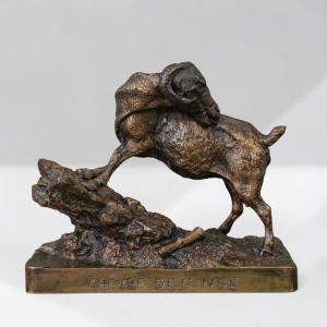 Sculpture - The Indian Goat , Pierre - Jules Mêne (1810–1879) - Bronze