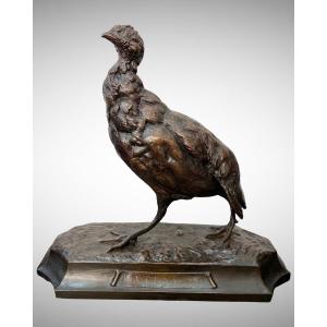 Sculpture - The Gleaner By Jules Moigniez - Bronze (1835-1894)