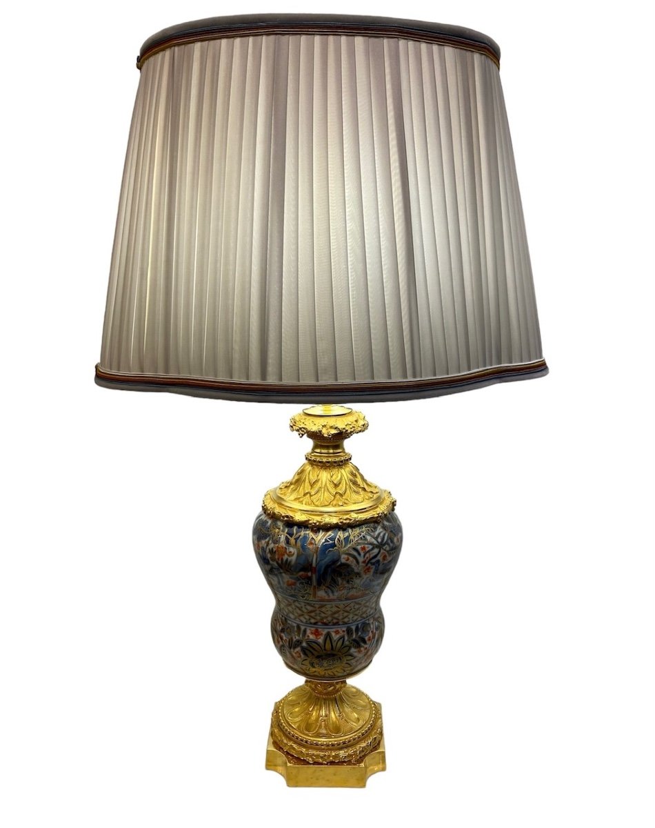 Large 19th Century Bayeux Lamp