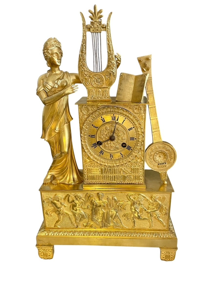 Pendule Erato début XIXème
