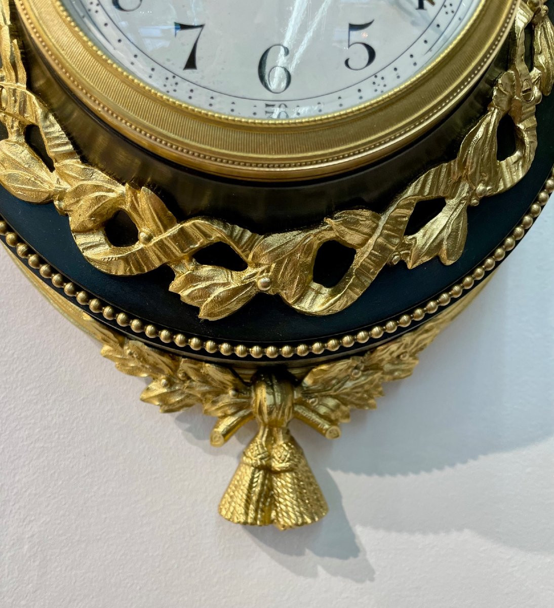 Louis XVI Wall-mounted Cartel Clock-photo-3