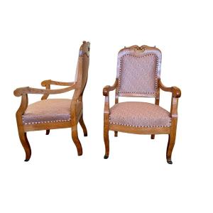 Pair Of Restoration Armchairs