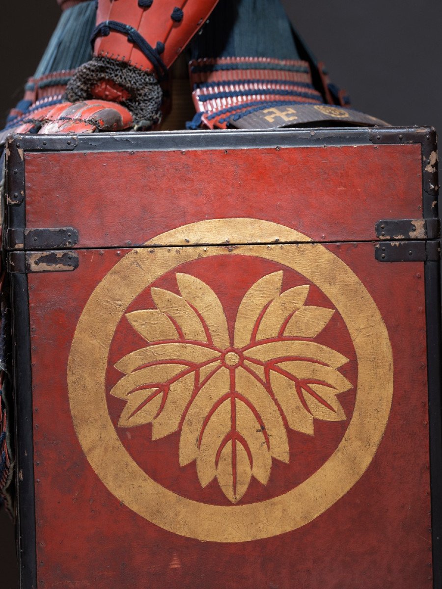 Armure Samourai ,aka Kiritsuke Yozane Do Tosei Gusoku,edo Japon-photo-4