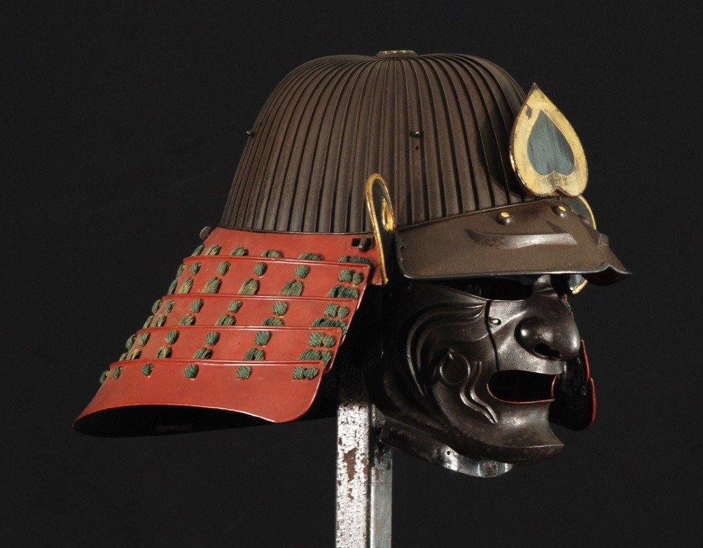 Suji Bachi Kabuto ,signé Et Daté Joshu Ju Saotome Ienari-photo-2