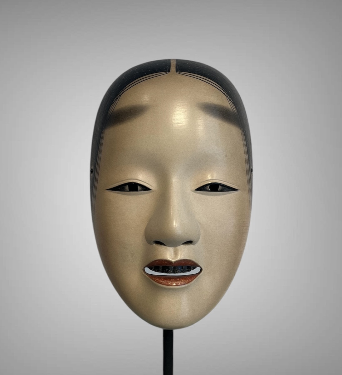 Zo Onna Noh Mask Signed "joharu Fukakusa " Japan -photo-2