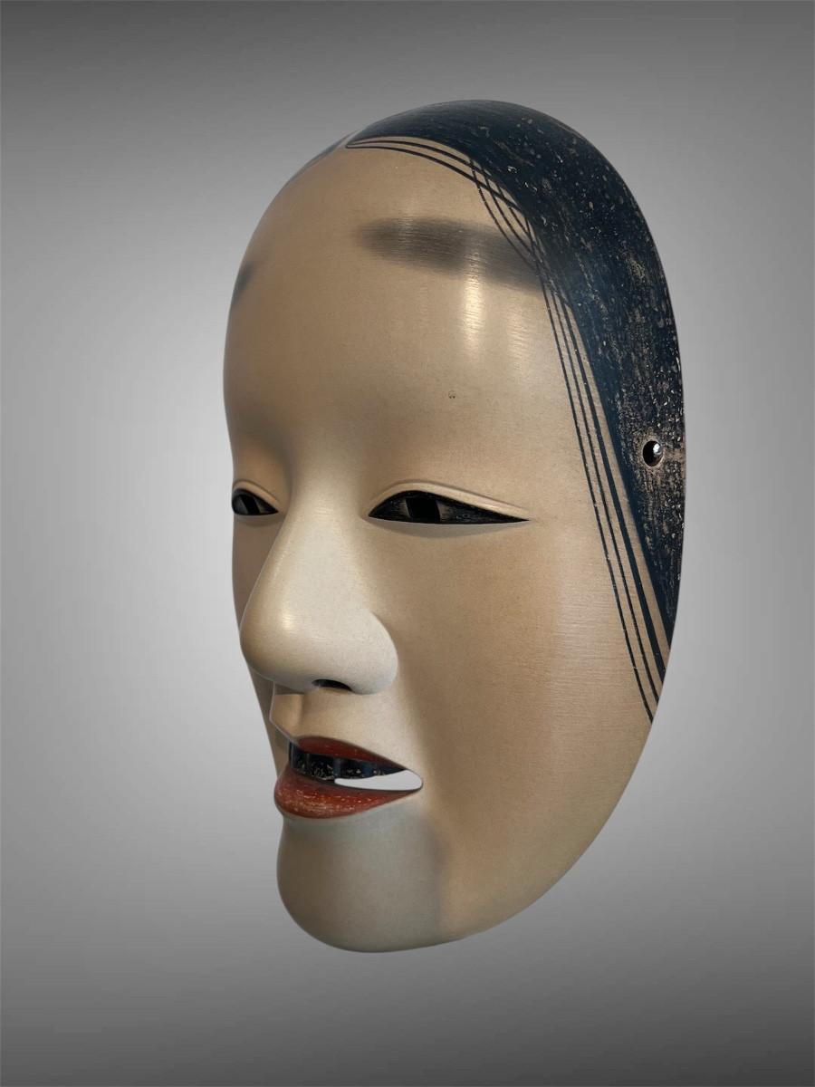 Zo Onna Noh Mask Signed "joharu Fukakusa " Japan -photo-4