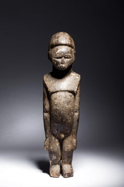 statue en pierre Lobi,Burkina faso